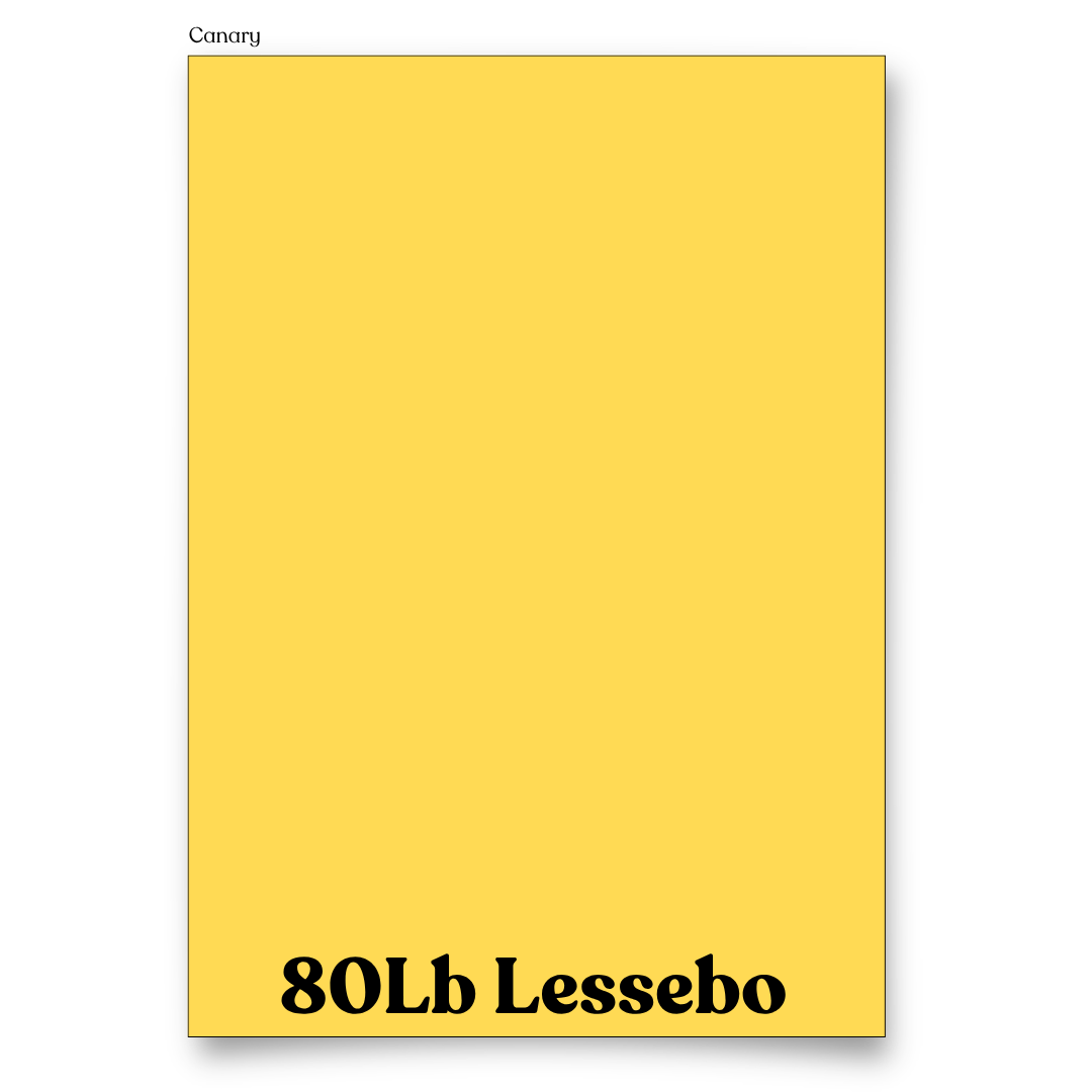 Canary (prev Median Yellow) 80 Lb Smooth Lessebo