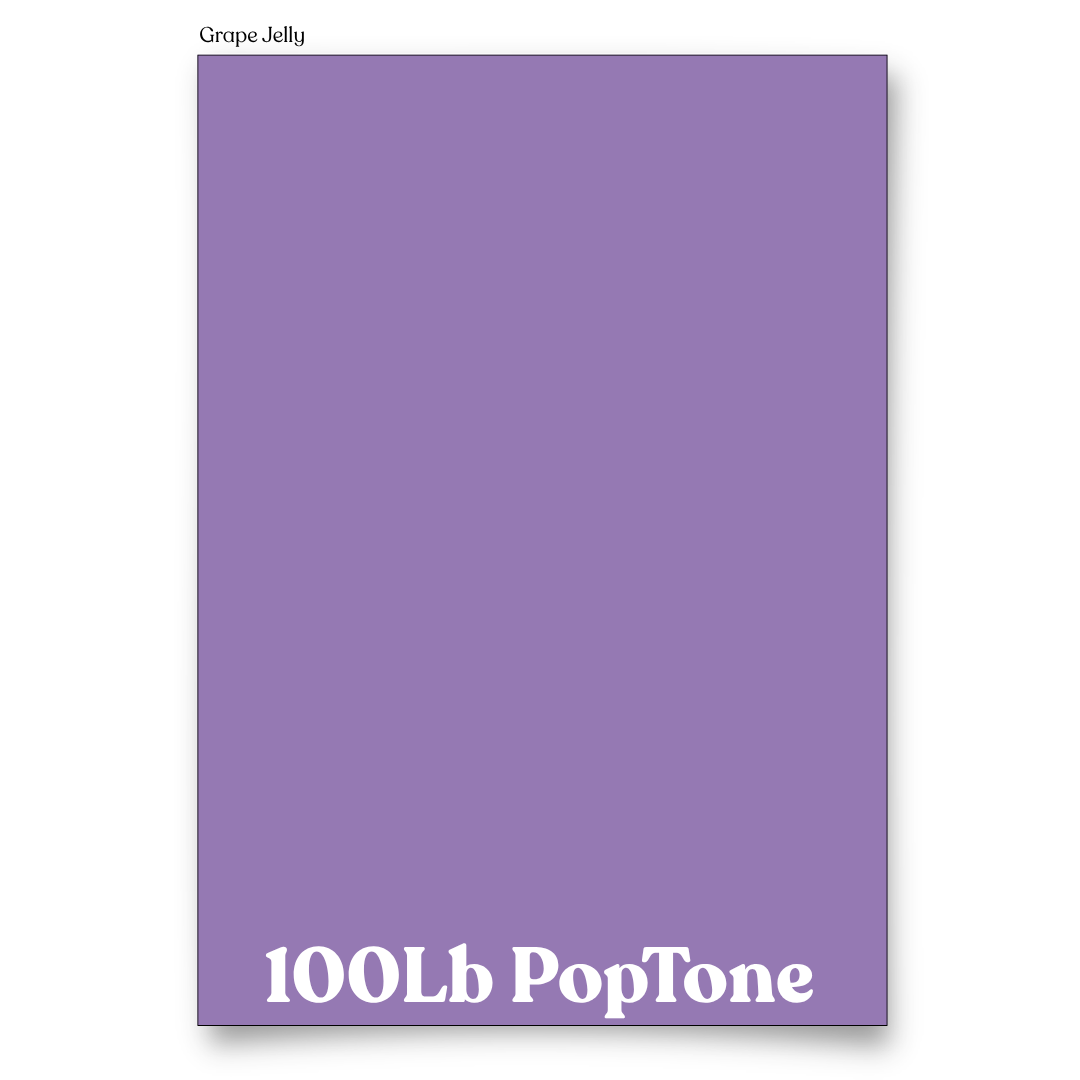 PopTone Grape Jelly 100 Lb Cardstock