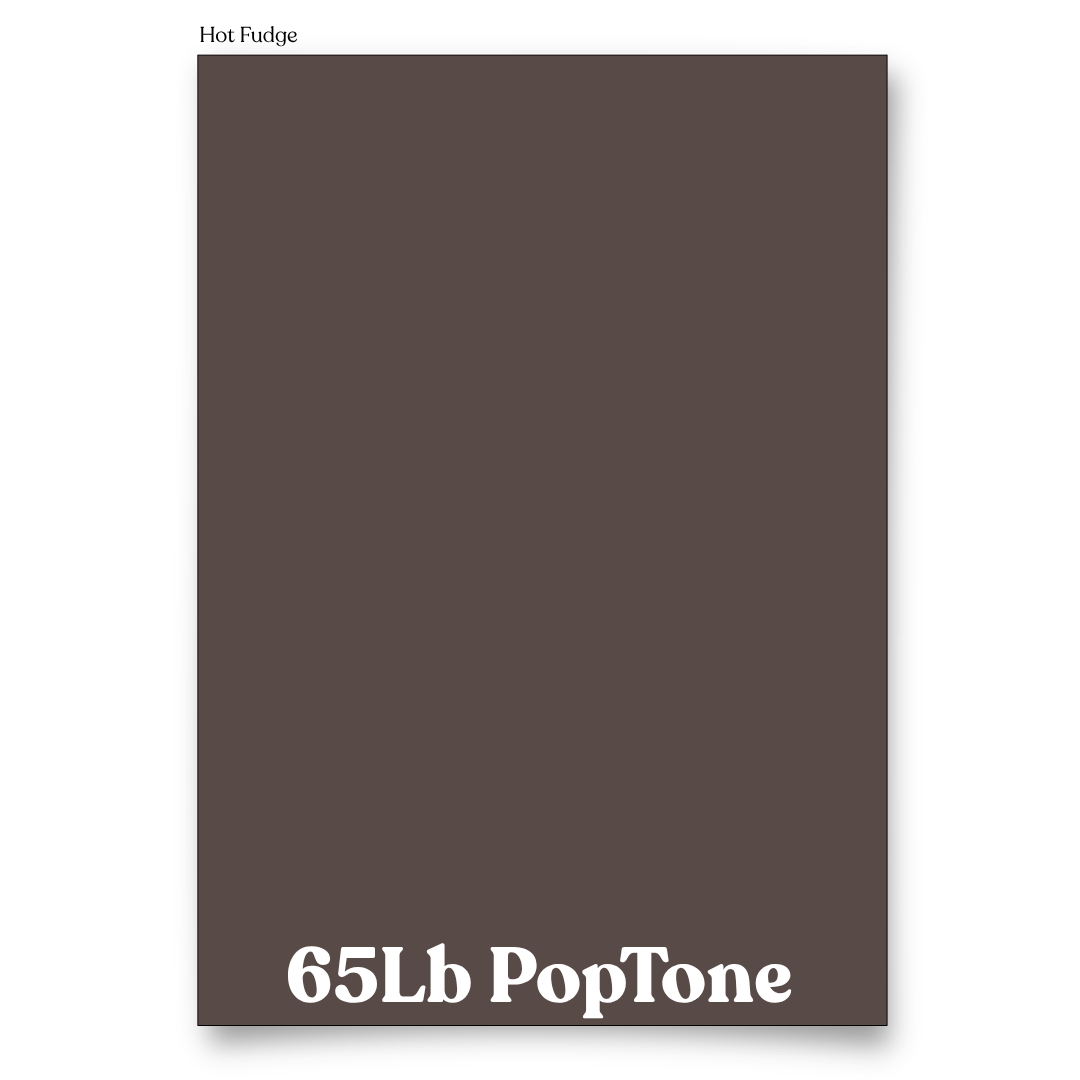 PopTone Hot Fudge 65 Lb Cardstock