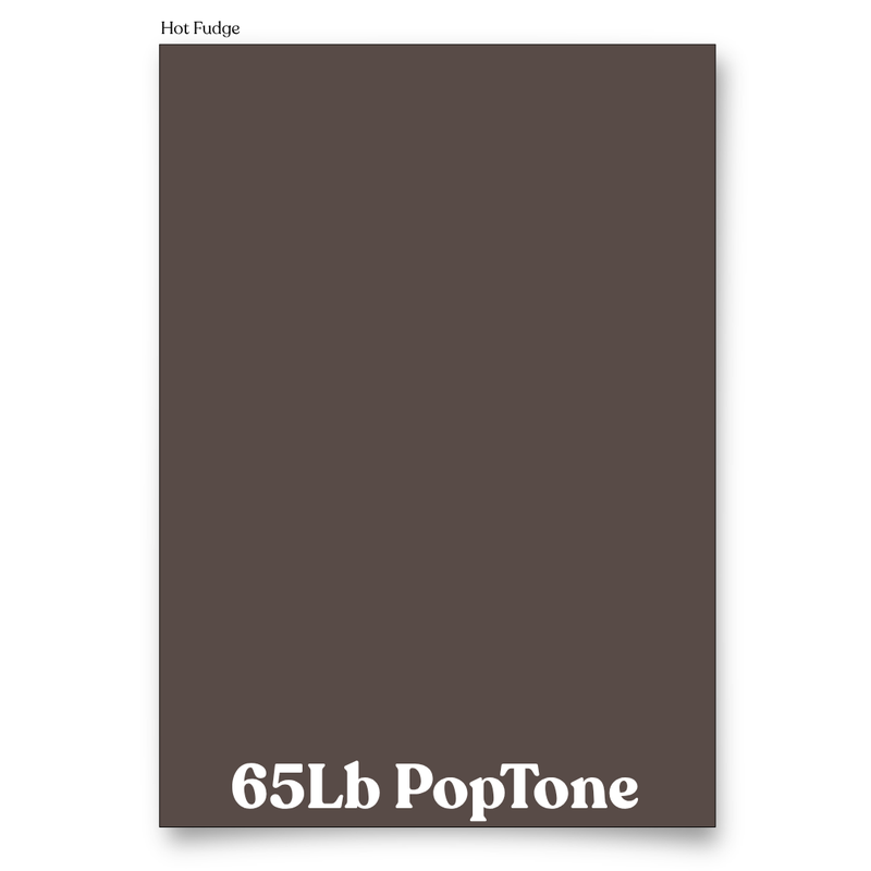 PopTone Hot Fudge 65 Lb Cardstock
