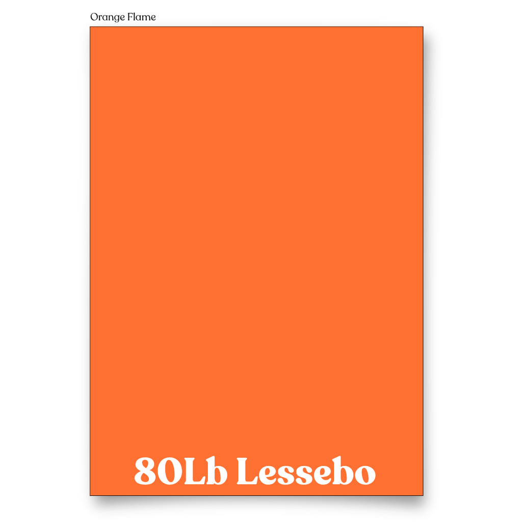 Orange Flame (prev Dark Orange) 80 Lb Smooth Lessebo