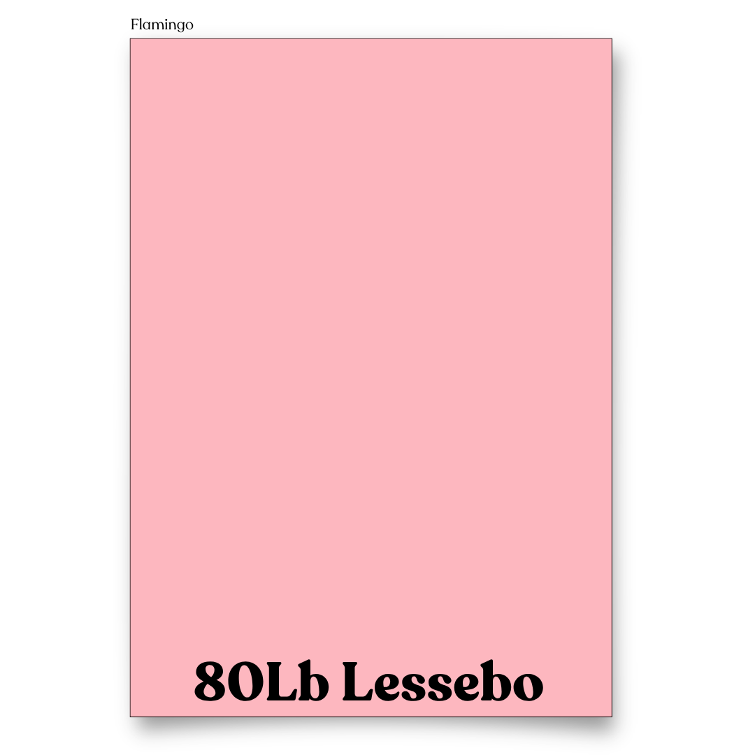 Flamingo (prev Soft Pink) 80 Lb Smooth Lessebo