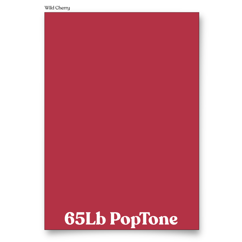 PopTone Wild Cherry 65 Lb Cardstock