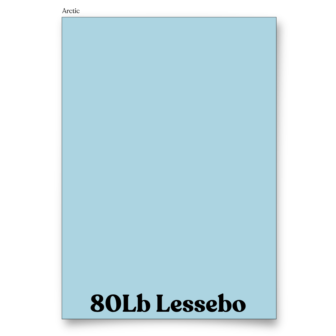 Arctic (prev Light/Sky Blue) 80 Lb Smooth Lessebo