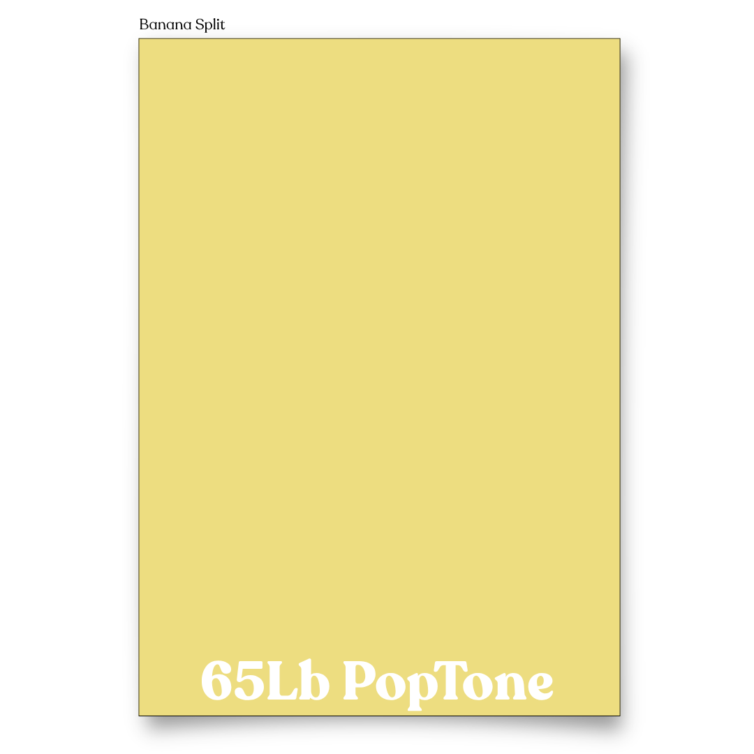 PopTone Banana Split 65 Lb Cardstock