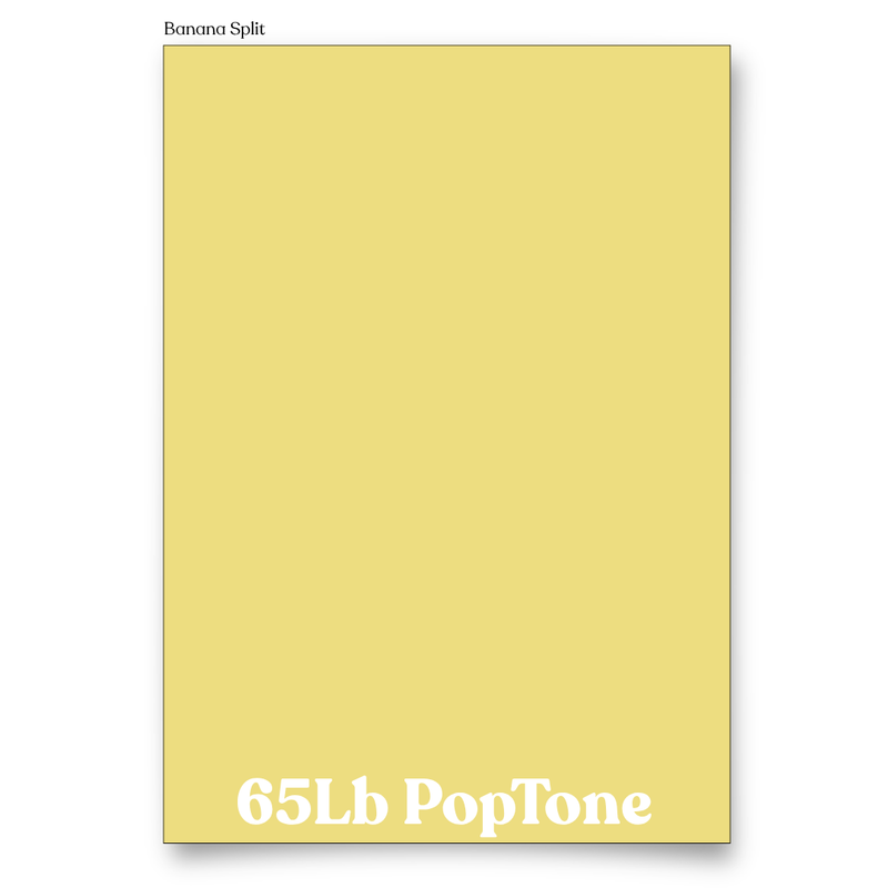PopTone Banana Split 65 Lb Cardstock — The Paper Cut