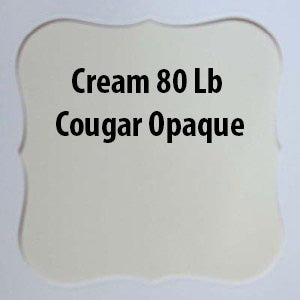 Cream 80 Lb Cougar Opaque