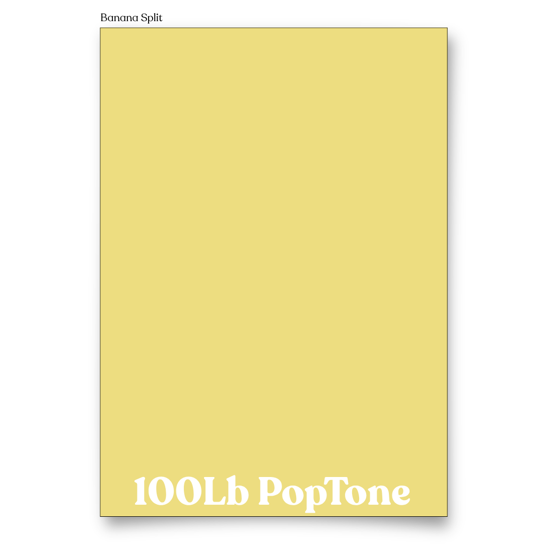 PopTone Banana Split 100 Lb Cardstock