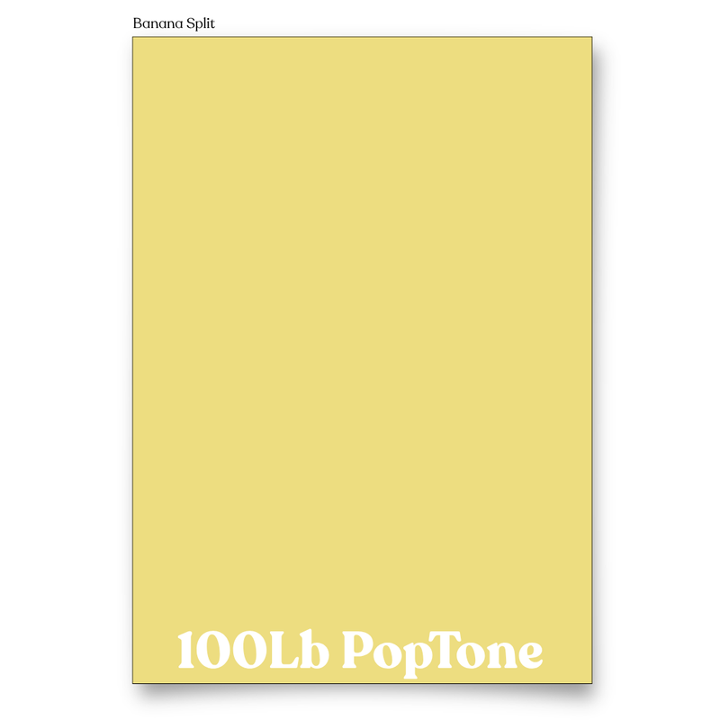 PopTone Banana Split 100 Lb Cardstock