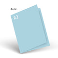 Arctic (Prev Sky/Light Blue) 80 LB Smooth Lessebo A-2 Scored Card