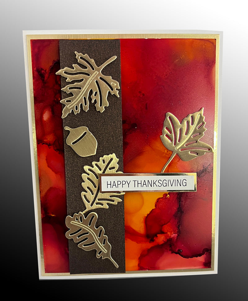Sunday Craft-along, October 25th - Fall and Spooky Alcohol PAPER ONLY Kit