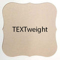 Almond "Curious" Metallic TEXTweight 8.5 x 11 - 25 ct