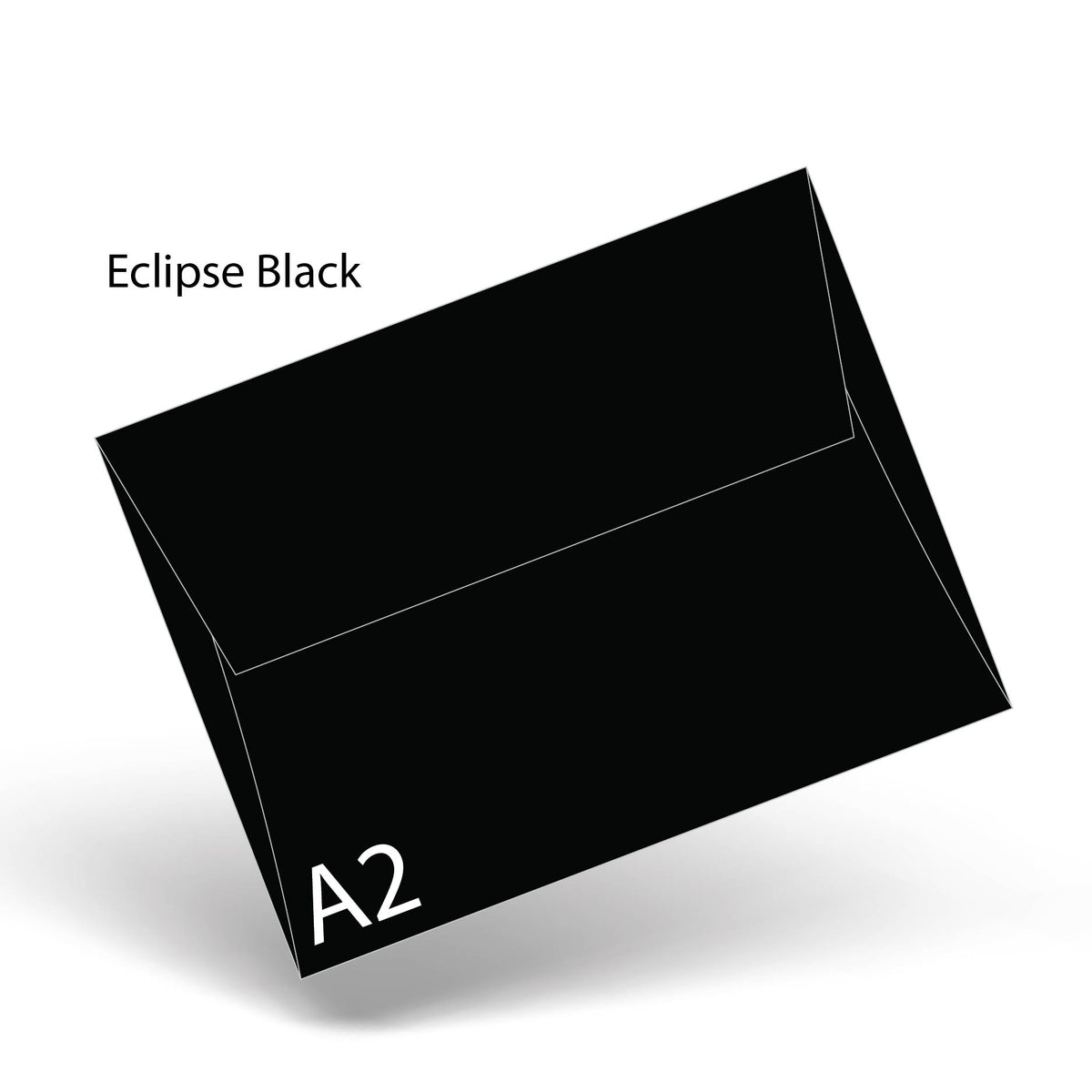 Eclipse Black A-2 Envelope