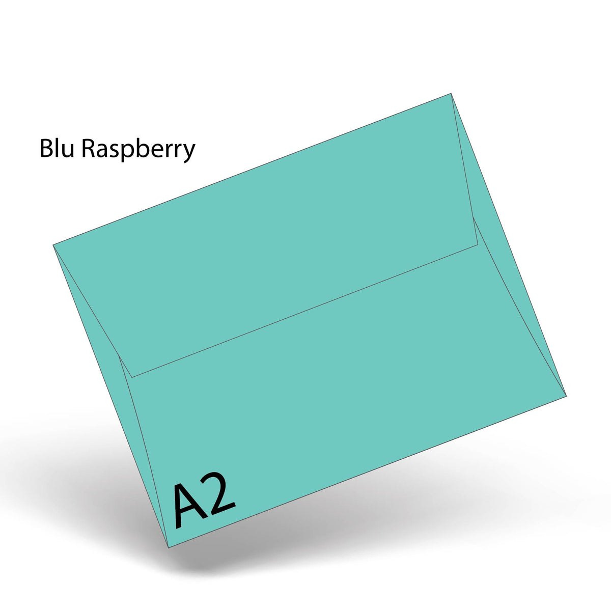 Blu Raspberry PopTone A-2 Envelope