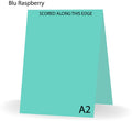 Blu Raspberry 100 Lb A-2 Steno Scored Cards