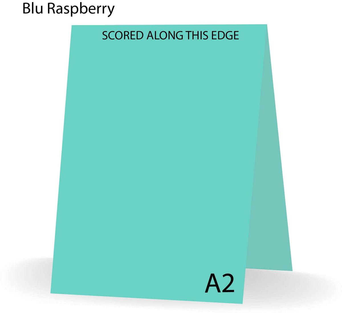 Blu Raspberry 100 Lb A-2 Steno Scored Cards