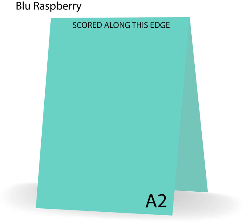 Blu Raspberry 100 Lb A-2 Steno Scored Cards