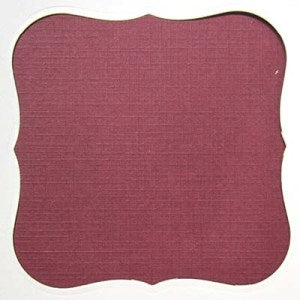 Burgundy Linen 80 Lb Textured