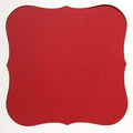 Classic Red Linen 80 Lb Textured