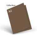 Coffee Bean 80 LB Smooth Lessebo A-2 Scored Card