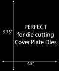 Cover Plate Layers, 25ct 80 Lb Eclipse Black Cardstock