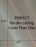 Cover Plate Layers, 25ct 13 pt Brushed Silver MirriCard