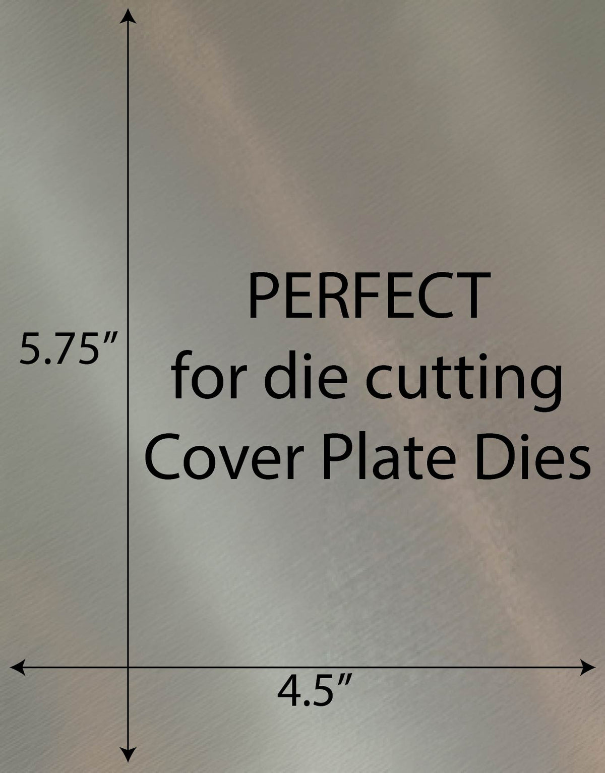 Cover Plate Layers, 25ct 13 pt Brushed Silver MirriCard