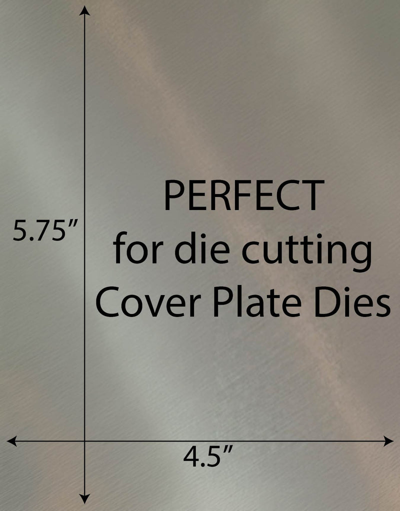 Cover Plate Layers, 25ct 13 pt Brushed Silver MirriCard