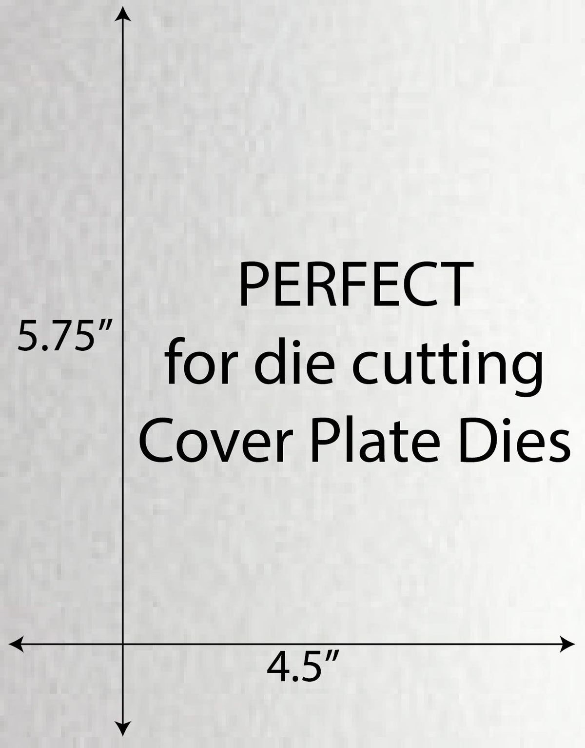 Cover Plate Layers, 25ct 107 Lb White Lady Cocktail Metallic