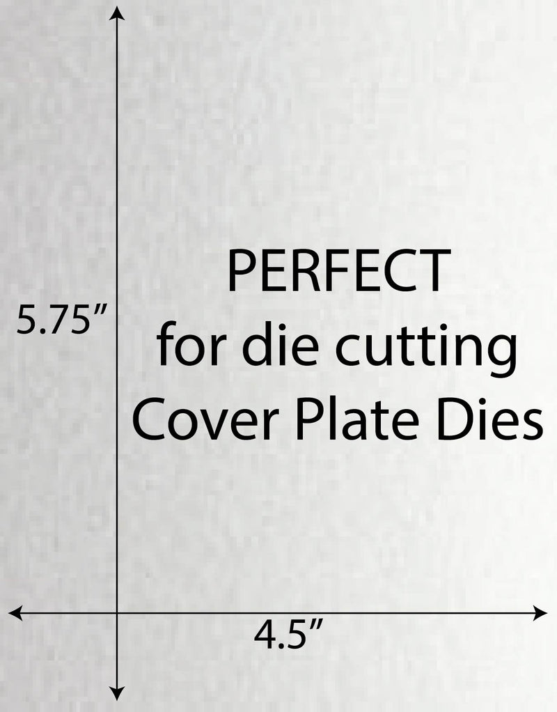 Cover Plate Layers, 25ct 107 Lb White Lady Cocktail Metallic