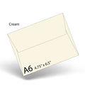 Cream Mid-Size A-6 Envelope
