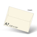 Cream Large A-7 Envelope