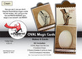 Cream Oval Window Magic Card Kit - 8 ct Blank