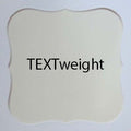 Cream TEXTweight 8.5 x 11 - 25 ct