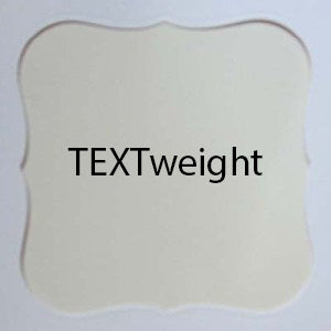 Cream TEXTweight 8.5 x 11 - 25 ct