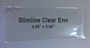 Crystal CLEAR Slimline Envelopes