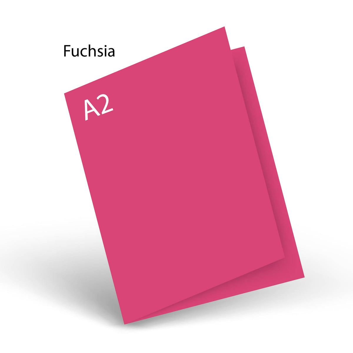 Fuchsia 80 LB Smooth Lessebo A-2 Scored Card
