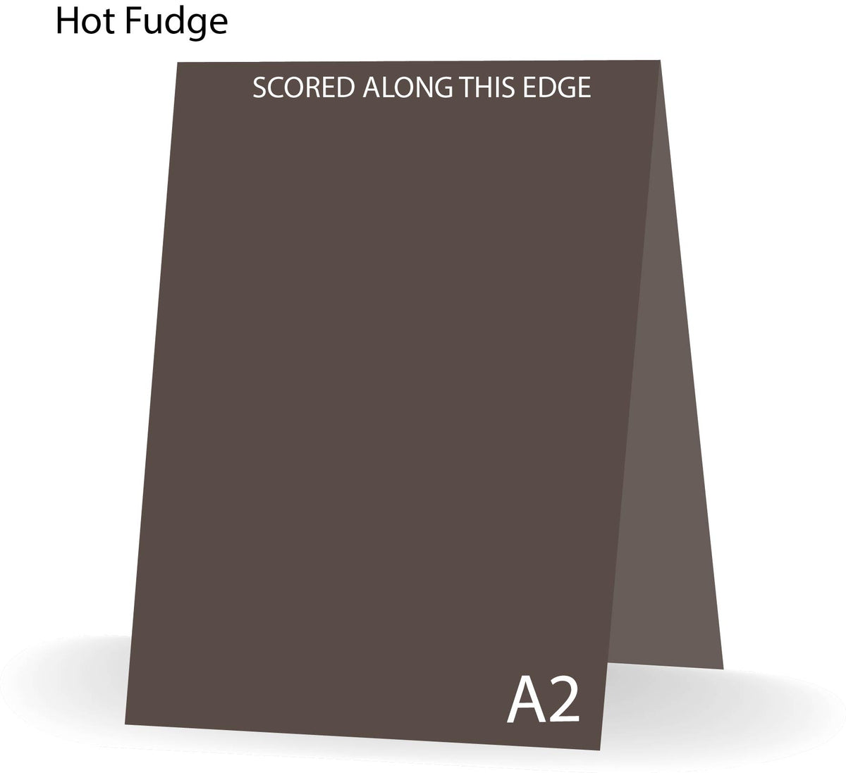 Hot Fudge 100 Lb A-2 Steno Scored Cards