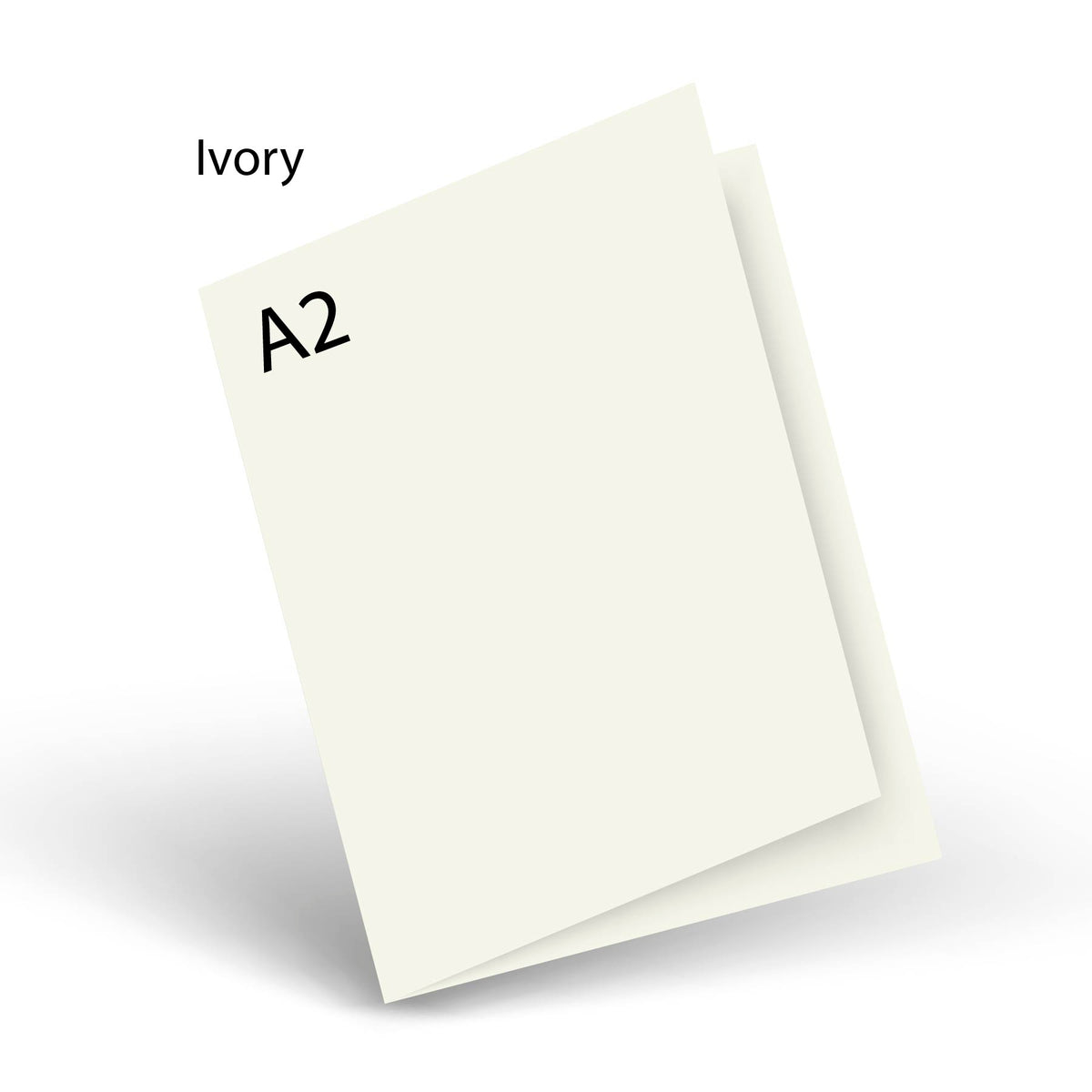 Ivory 80 LB Smooth Lessebo A-2 Scored Card