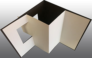 Lever Card Black & White Kit 5 ct with Envelopes