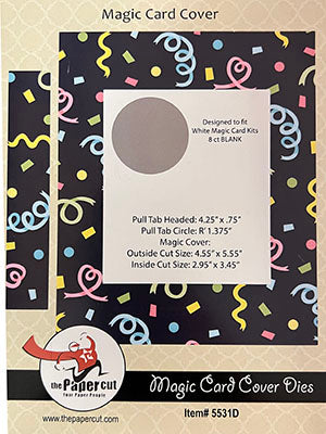 Magic Card Rectangle Cover/Window Overlay Die