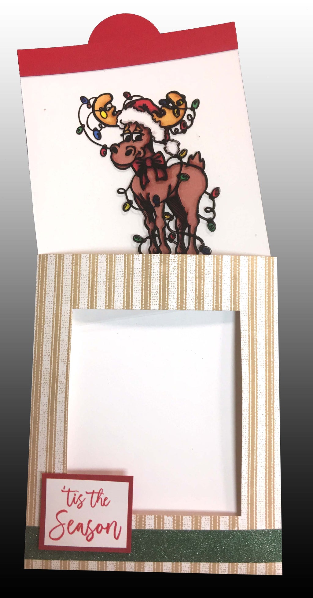 White Rectangle Window Magic Card Kit - 8 ct Blank