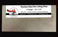 3.5" x 7.0" MINI Metal Plate