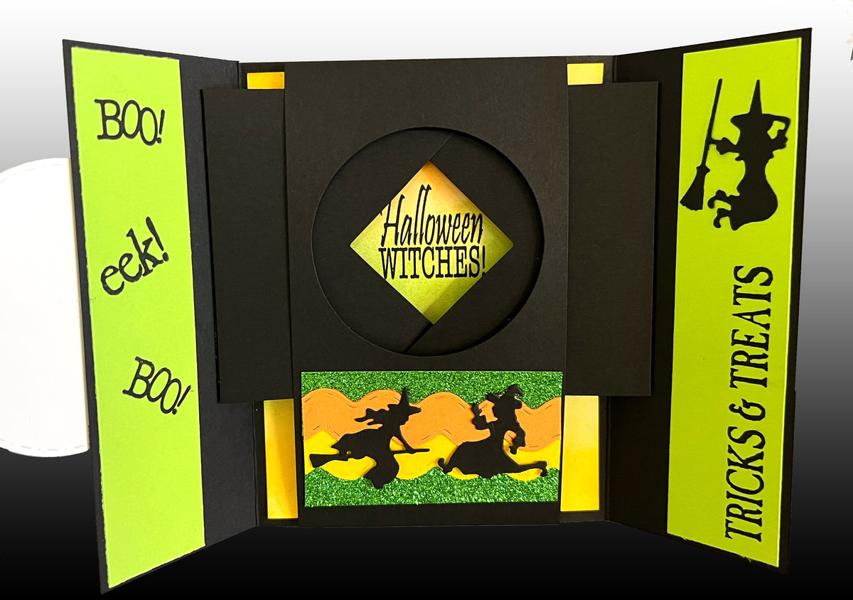 Peek-A-Boo SHUTTER Card Kit 10 ct with Envelope