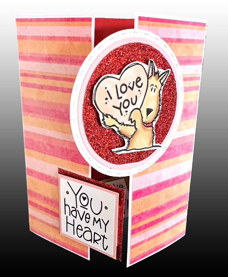 Peek-A-Boo SHUTTER Card Kit 10 ct with Envelope