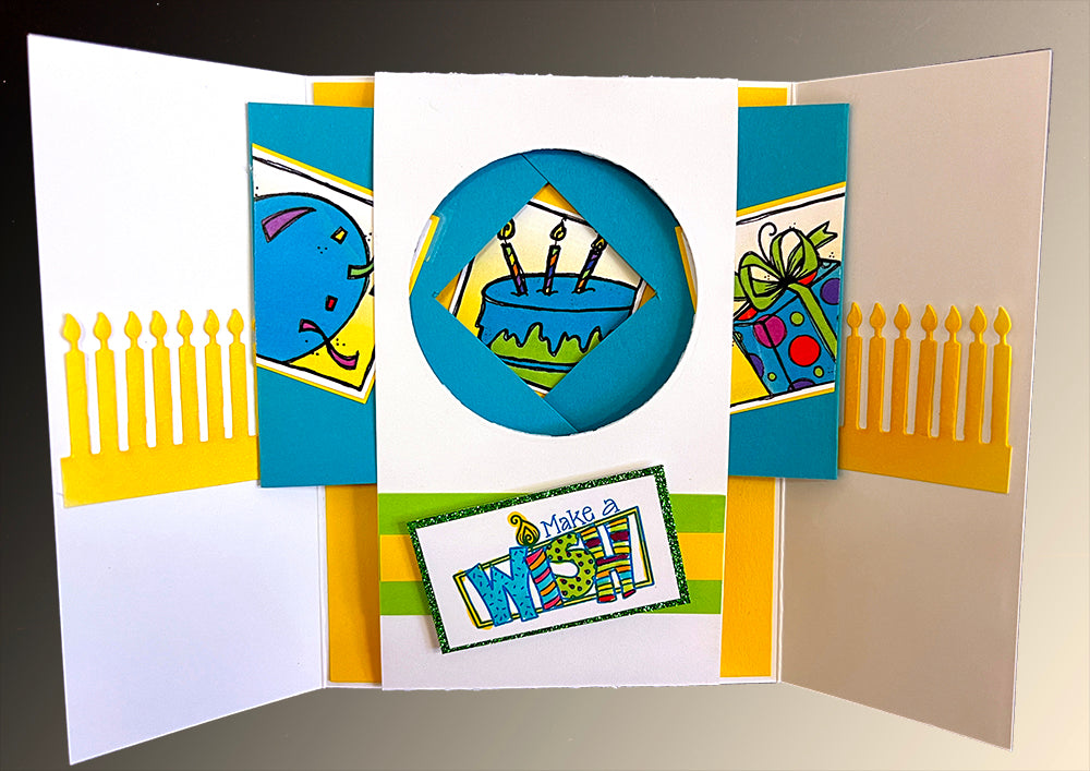 Peek-A-Boo SHUTTER Card Kit 10 ct with Envelope