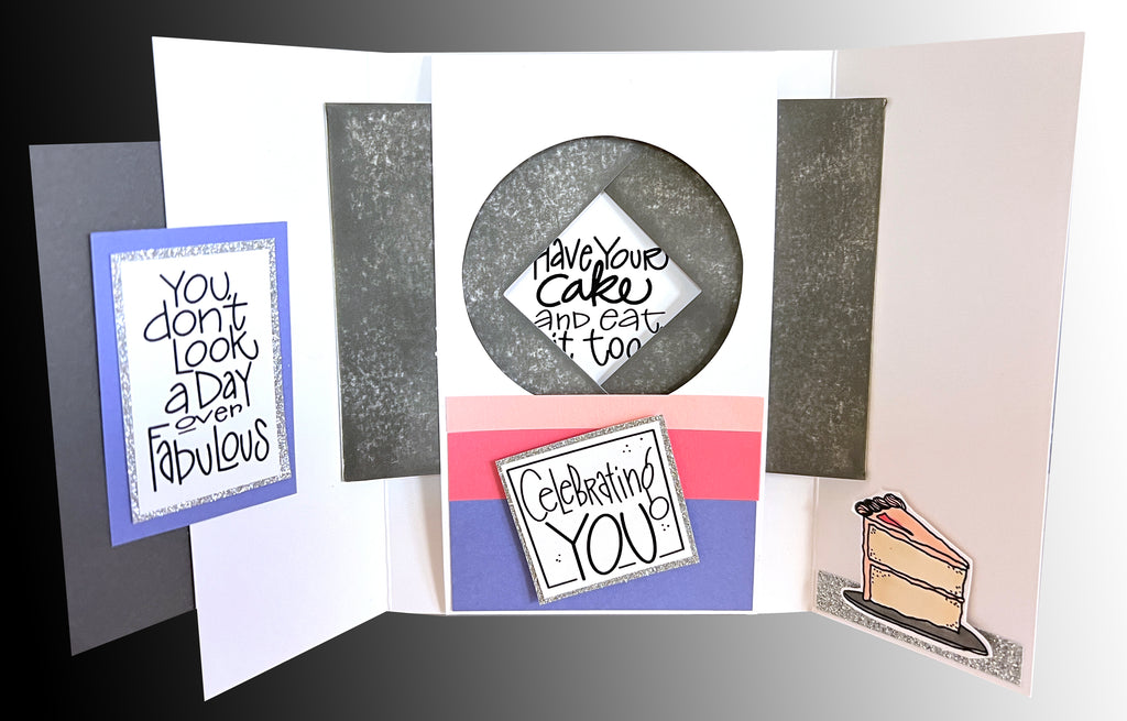 Peek-A-Boo SHUTTER Card Kit 10 ct with Envelope