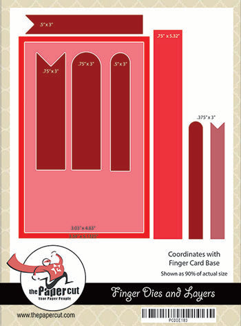 Finger Card LAYERING Die