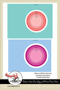 Peek-A-Boo Circle Window Overlay LAYERING Die