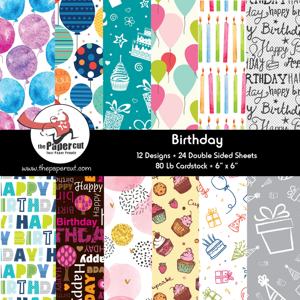 PPAD179 Birthday - 6 x 6 Paper Pad